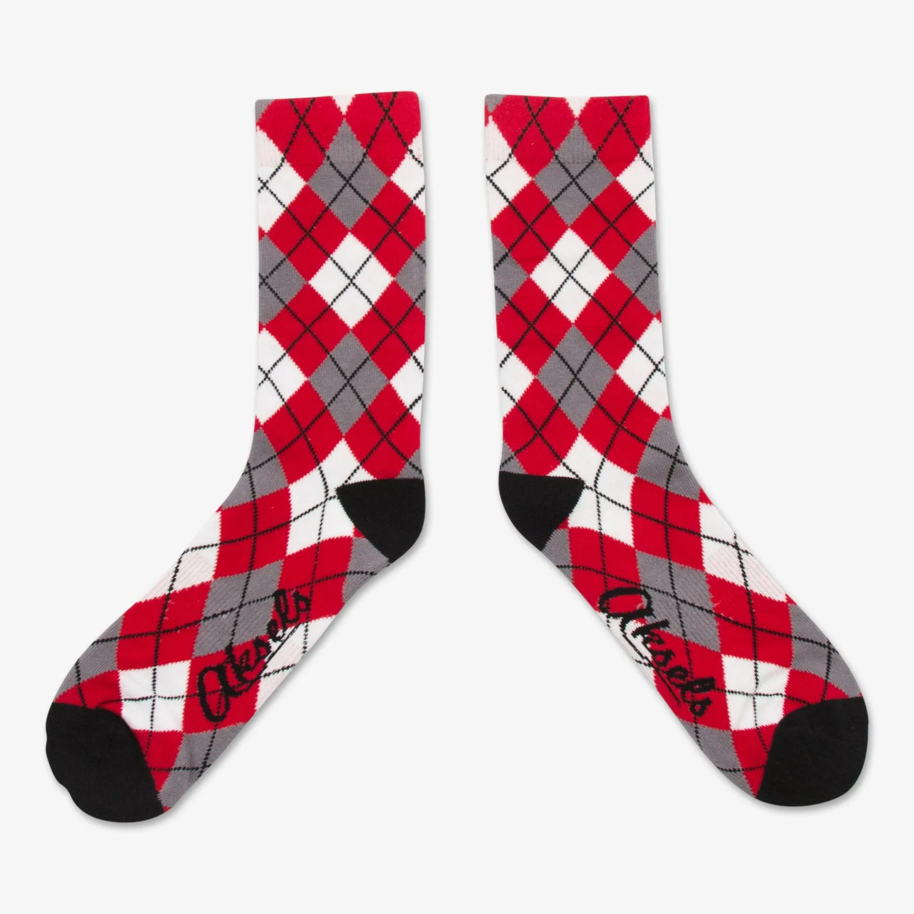 Aksels Argyle Men's & Women's Crew Socks