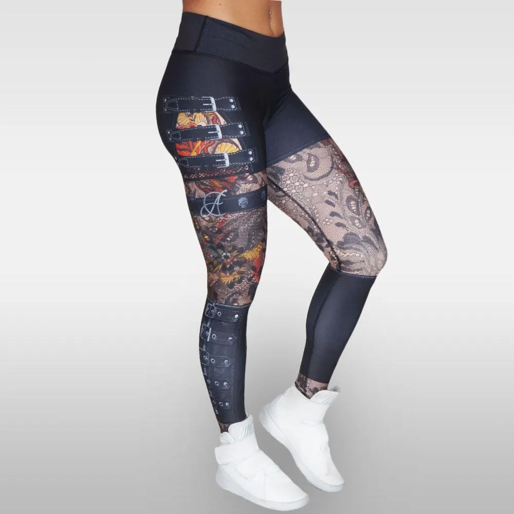 Anarchy Apparel Hellraiser Compression Leggings