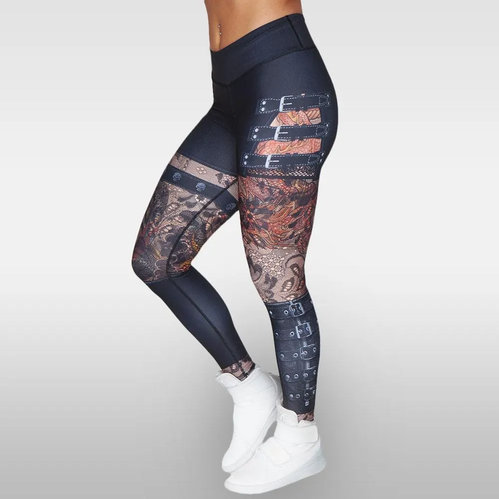 Anarchy Apparel Hellraiser Compression Leggings