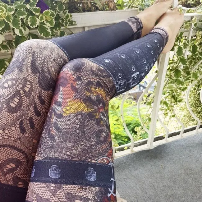 Anarchy Apparel Hellraiser Compression Leggings