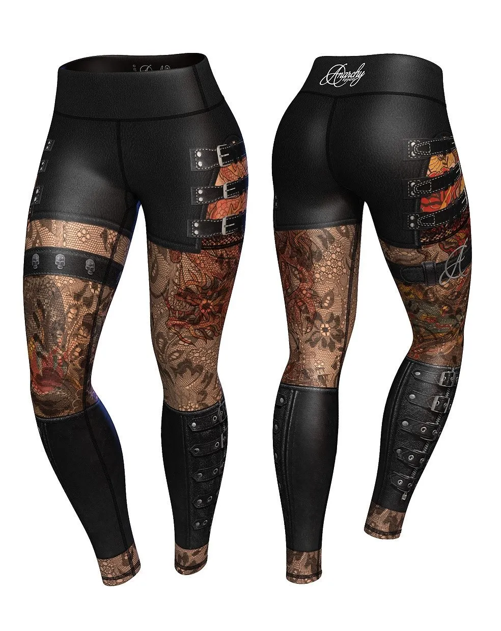 Anarchy Apparel Hellraiser Compression Leggings