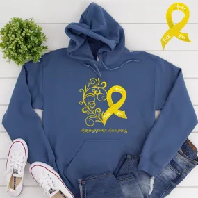 Angiosarcoma Awareness Heart Hoodie