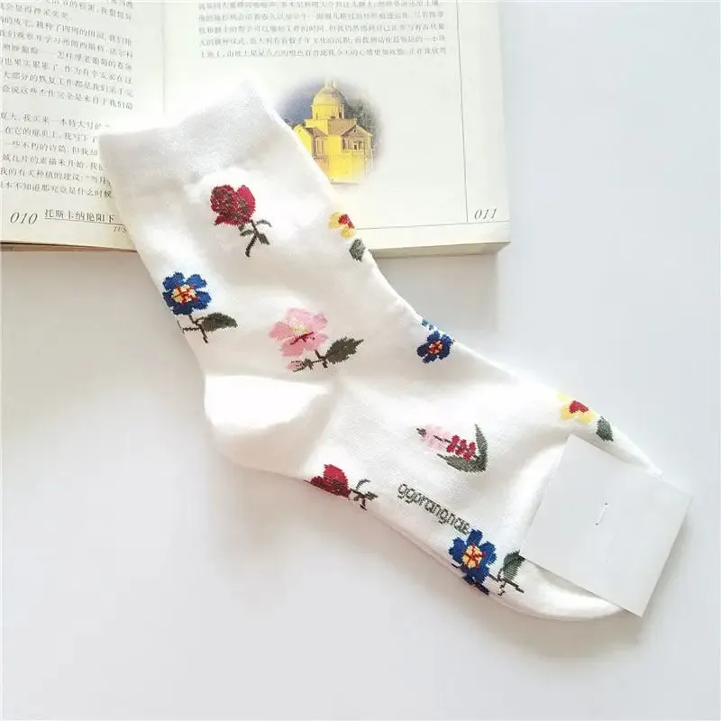 Animal Cartoon Middle Tube Socks