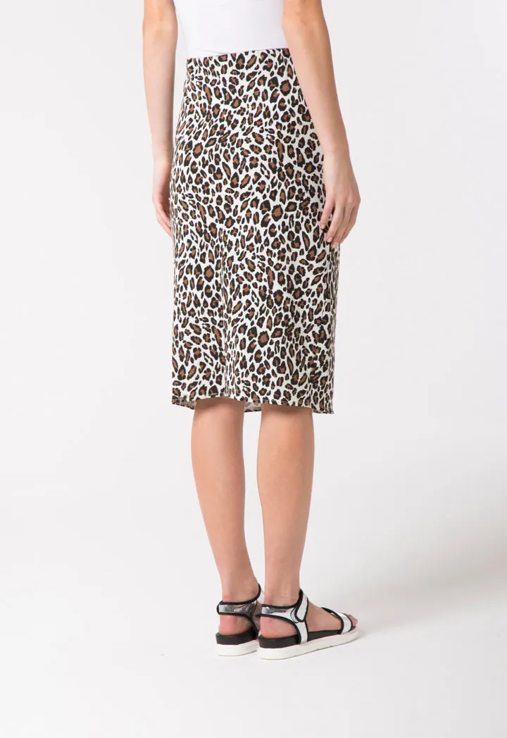 Animal Print Skirt