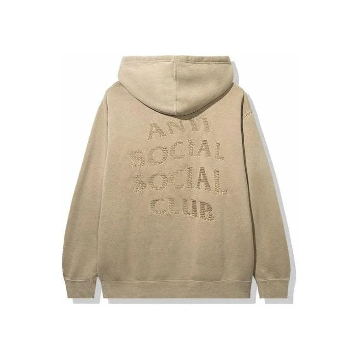 ANTI SOCIAL SOCIAL CLUB TONE DEAF HOODIE SAND