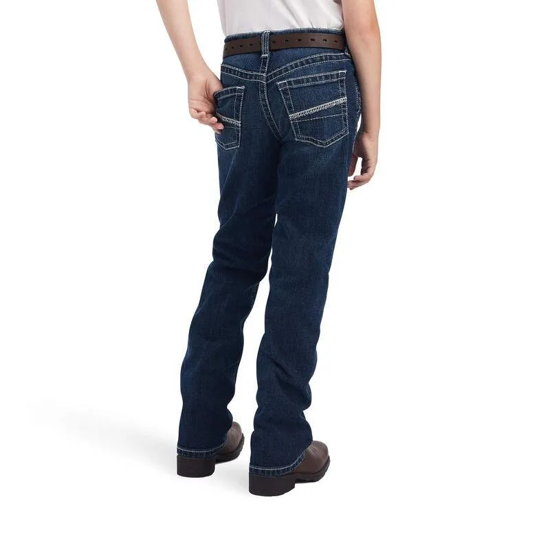 Ariat Boy's B4 Relaxed Fit Hugo Boot Cut Jeans 10042201