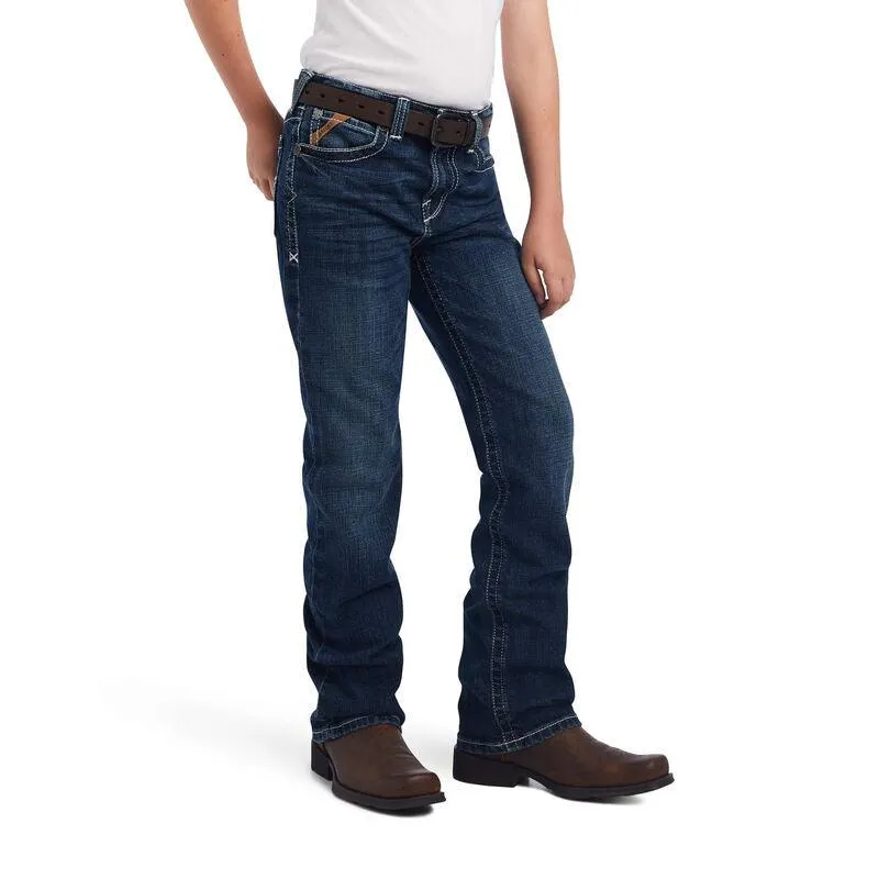 Ariat Boy's B4 Relaxed Fit Hugo Boot Cut Jeans 10042201