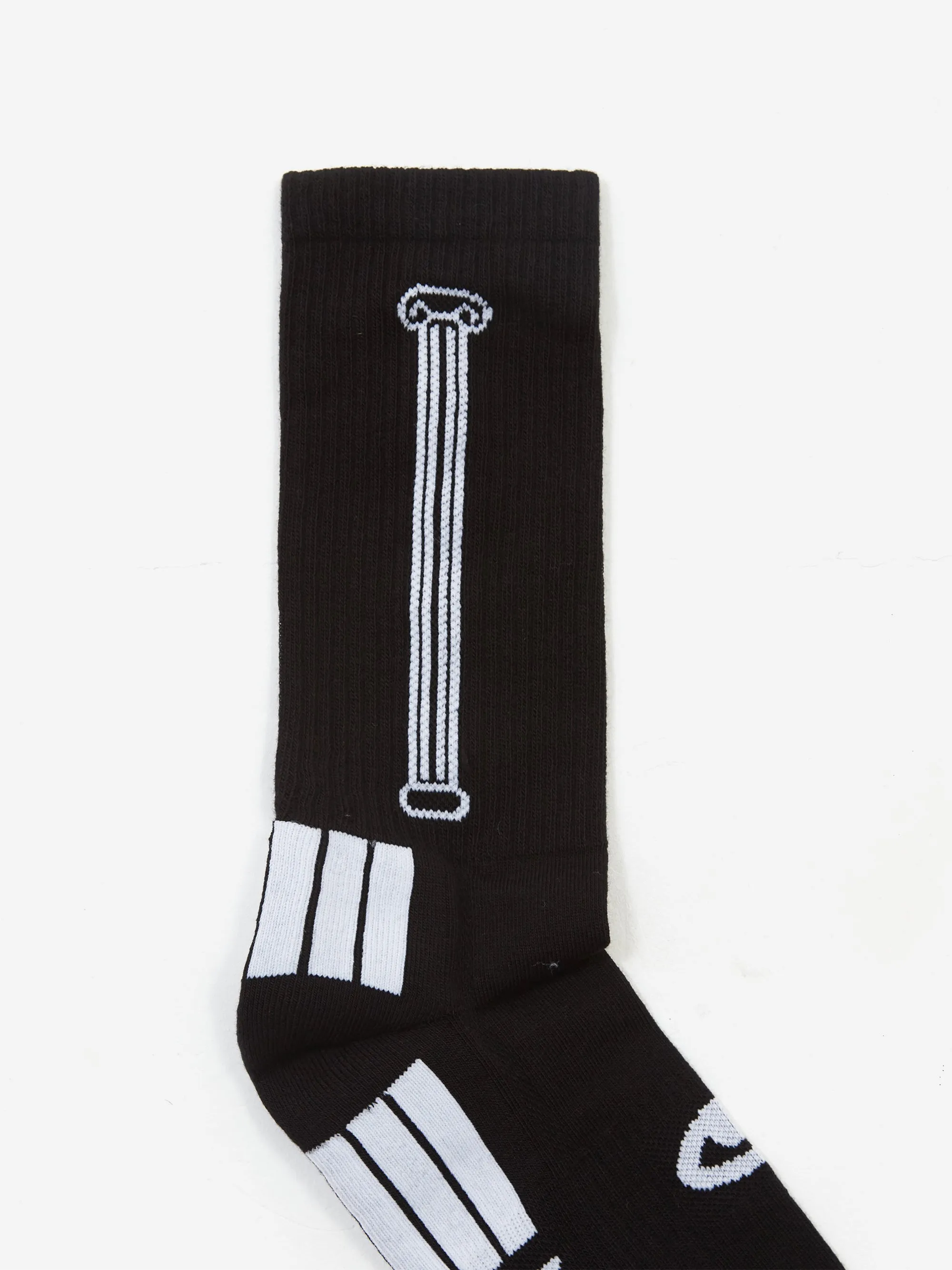 Aries Column Socks - Black