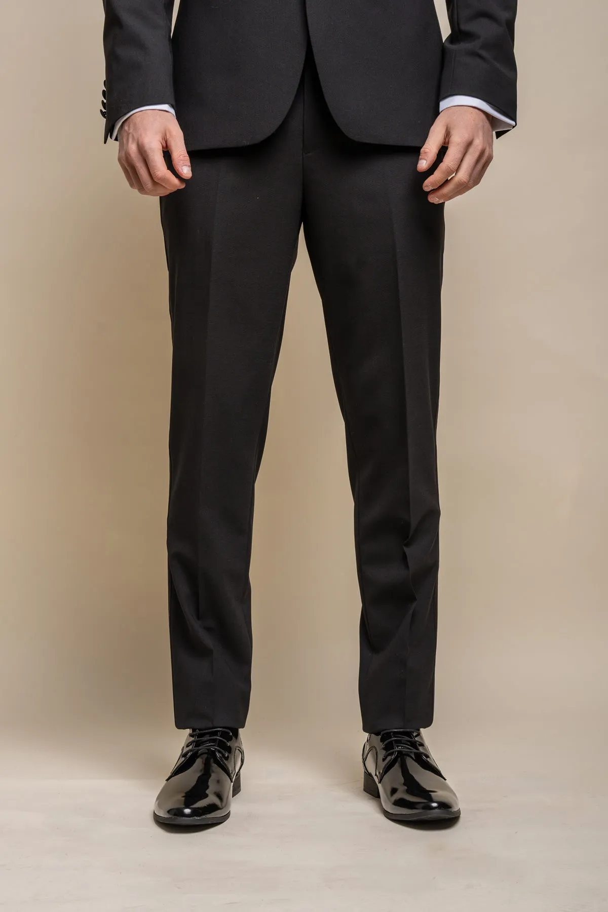 Aspen Black Tuxedo Trousers