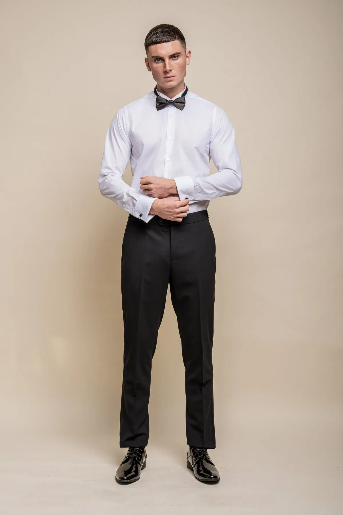 Aspen Black Tuxedo Trousers