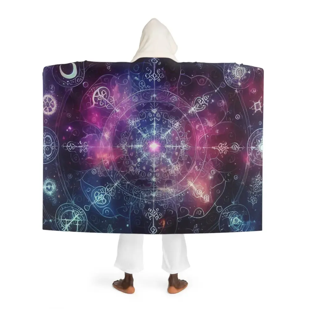 Astra Galaxia - Magical Hooded Sherpa Blanket