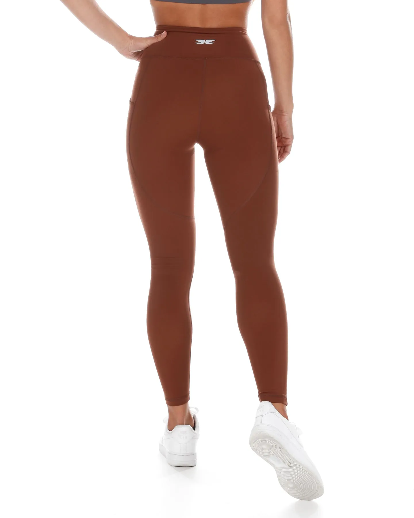 Cappuccino Aura Ascend High-Waisted Leggings