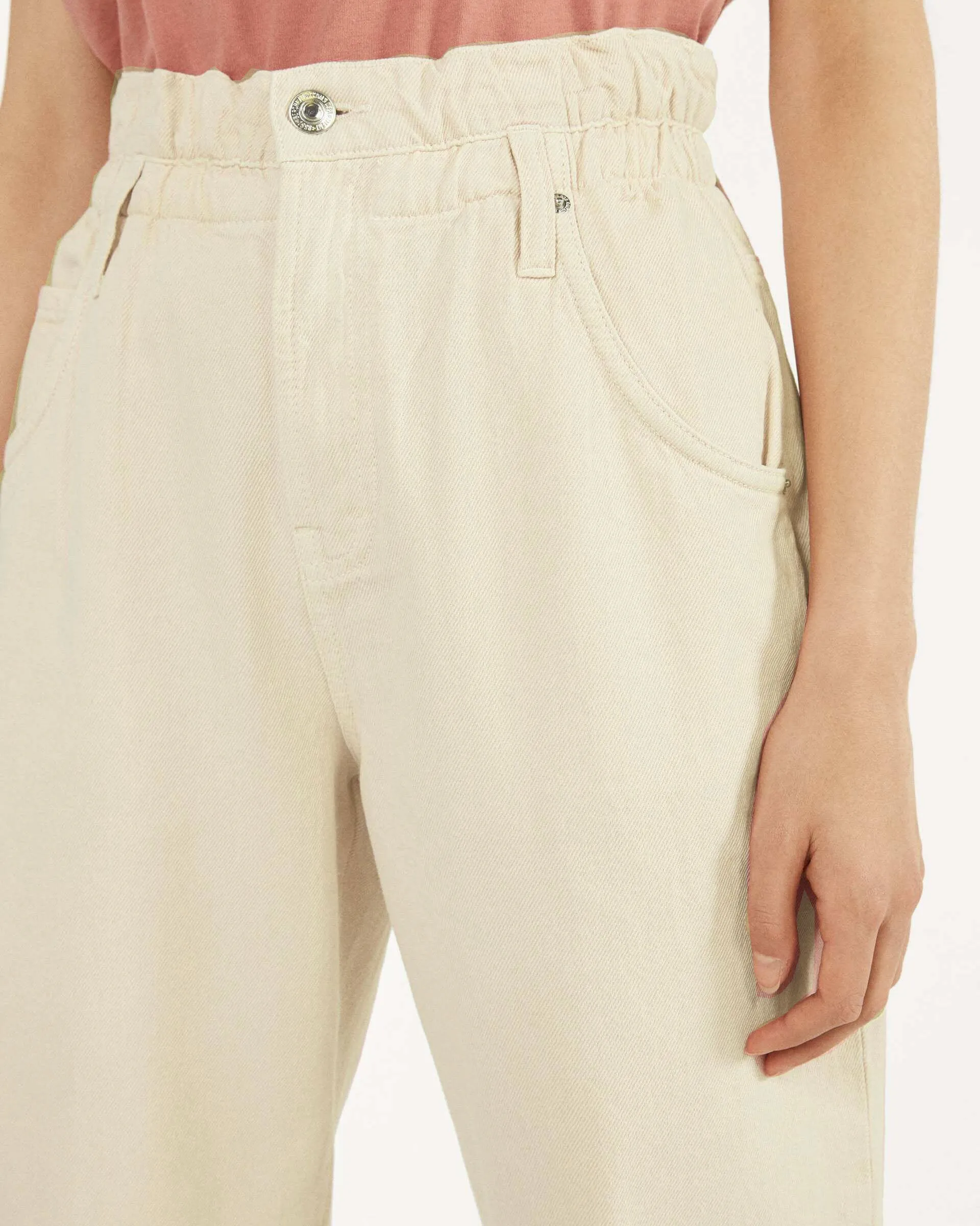 Bershka Slouchy trousers with an elastic waistband