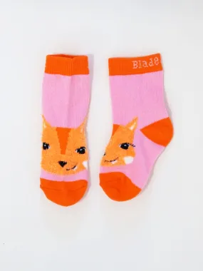 Blade and Rose Mia The Squirrel Cotton Socks 小松鼠全棉嬰兒襪