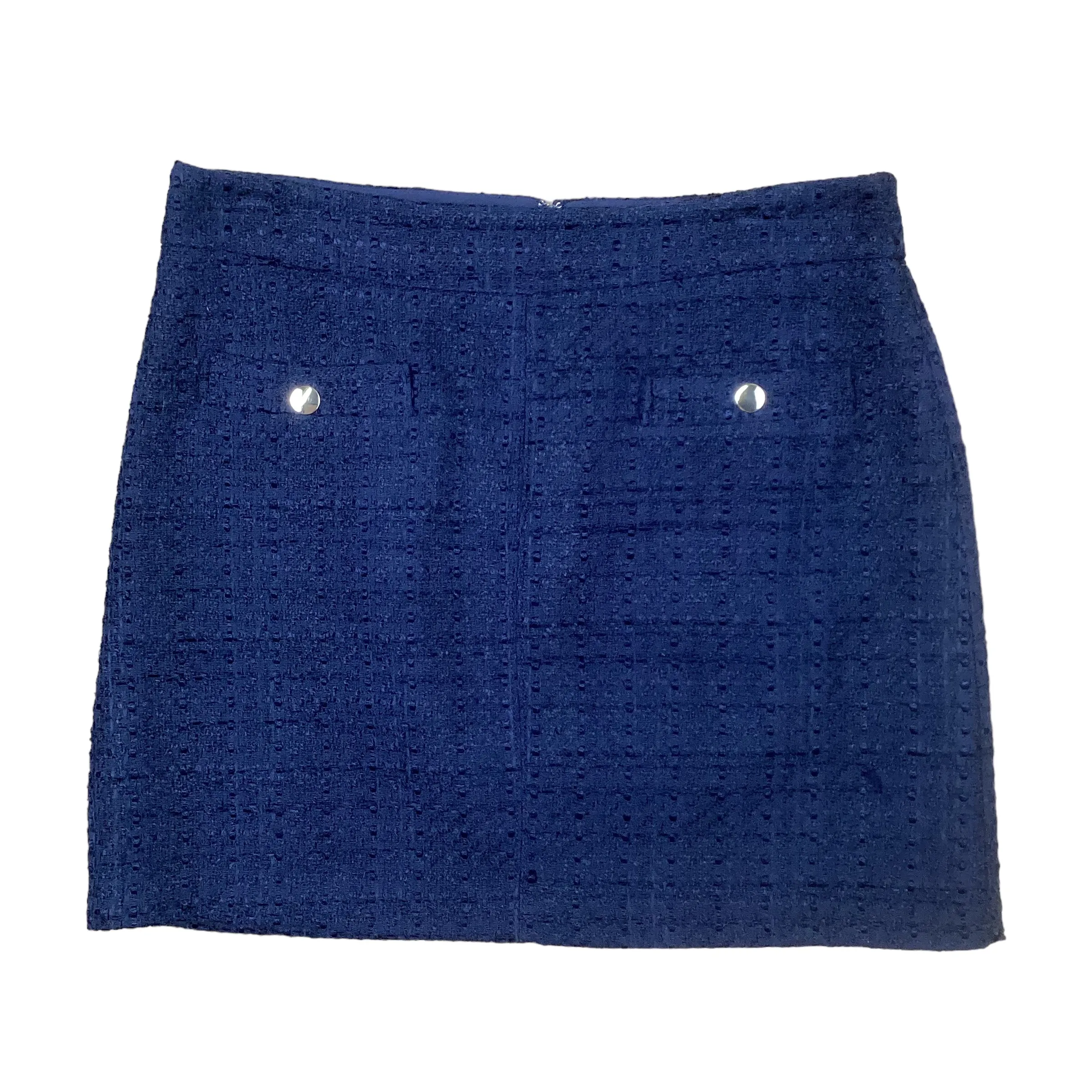 Blue Skirt Mini & Short Loft, Size 10