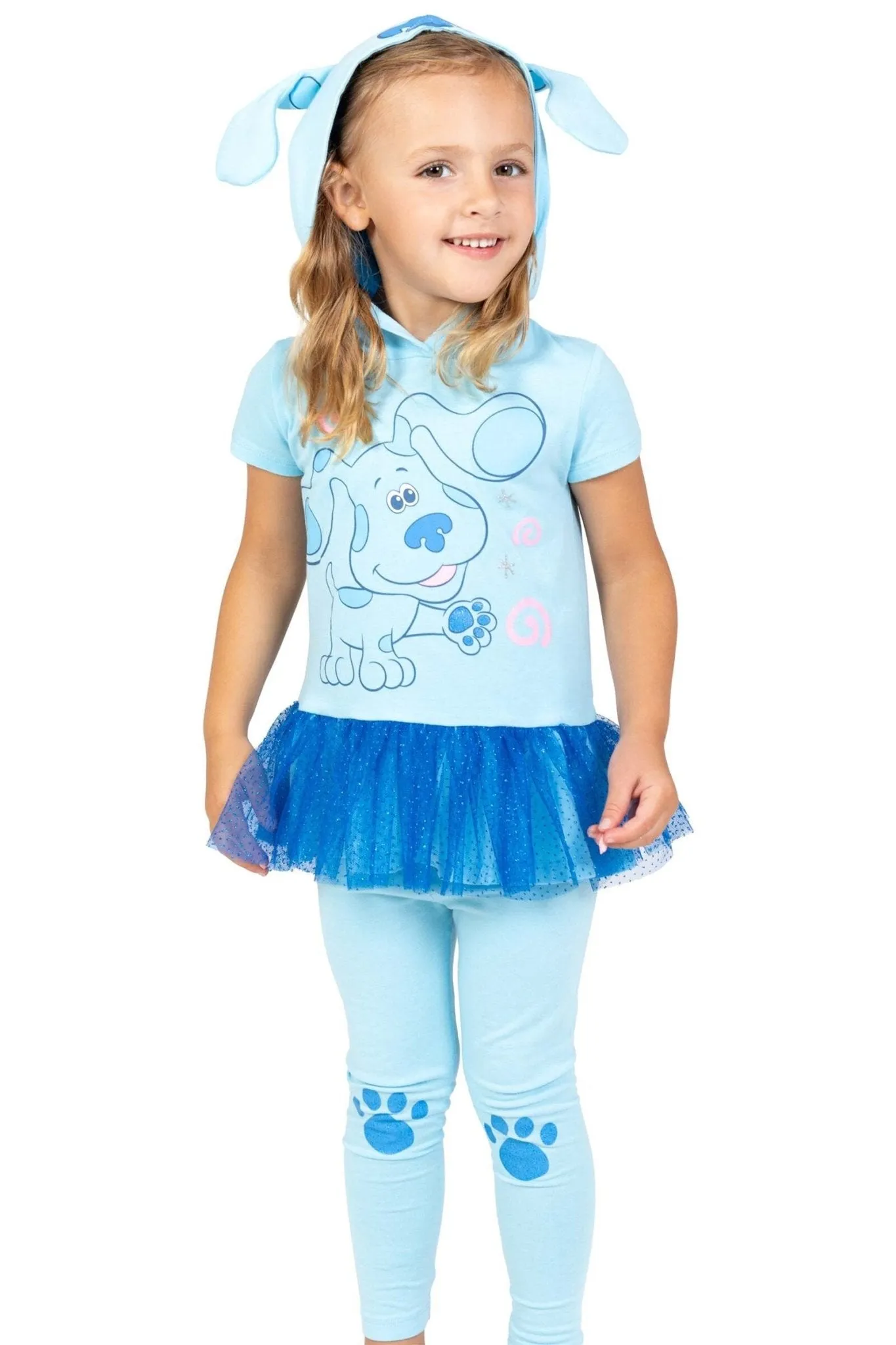 Blue's Clues & You! Cosplay Costume T-Shirt Dress Leggings