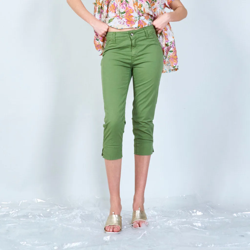 Bold cropped trousers wholesale