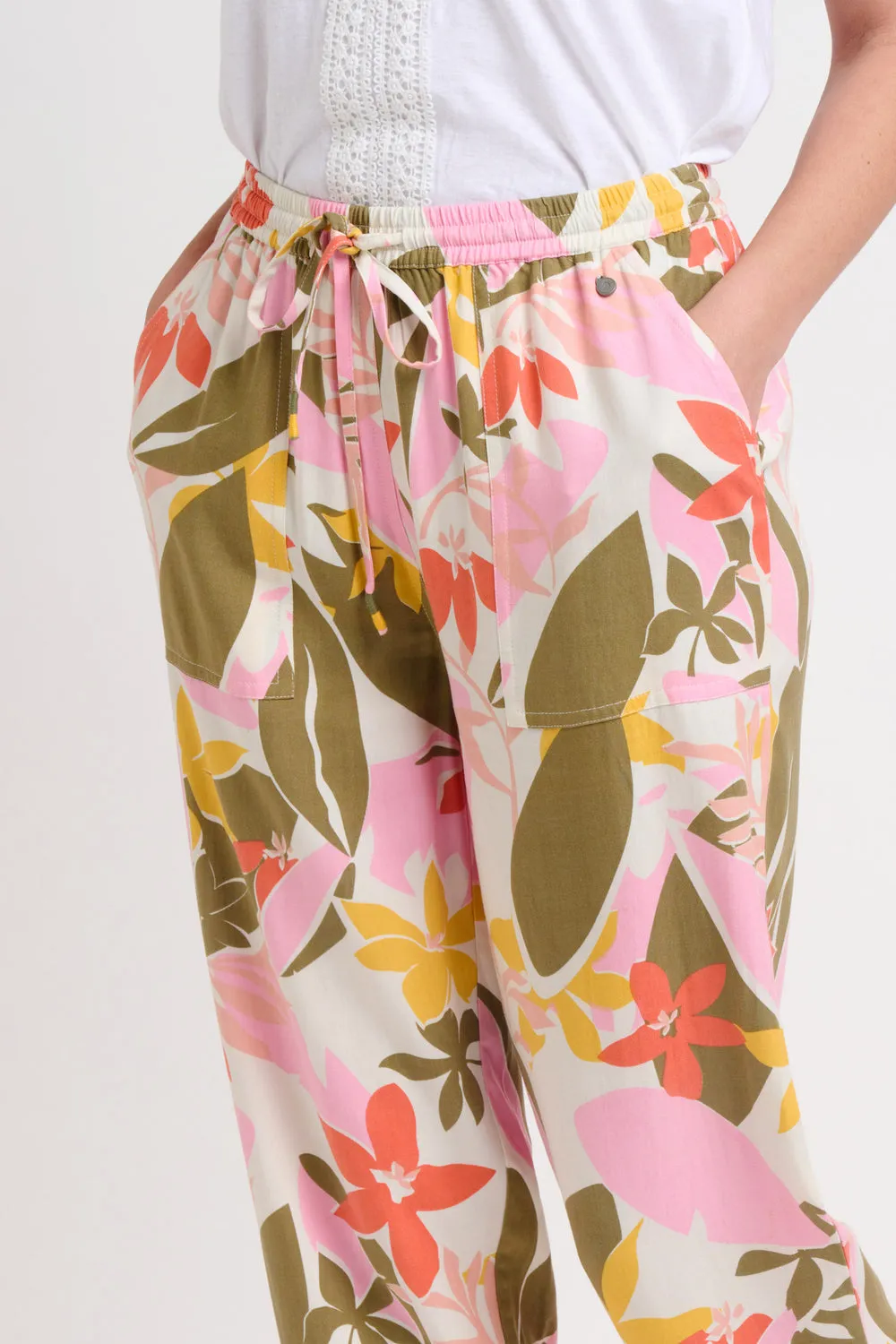 Brakeburn tropical palm pant