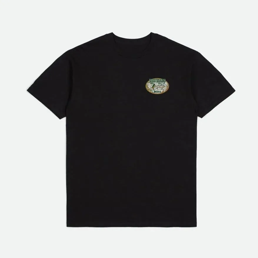 BRIXTON Bass Brains Swim Standard T-shirt - Black