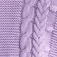 Camellia Women's Cable-Knit Sweater, Purple Rose - SW0072F