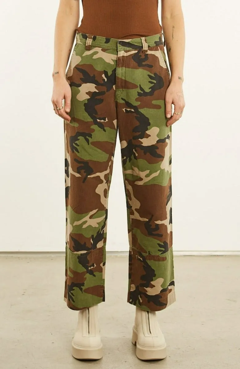 Camouflage Slash Pocket Trousers