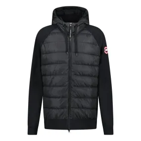 CANADA GOOSE HURON FULL ZIP HOODIE BLACK