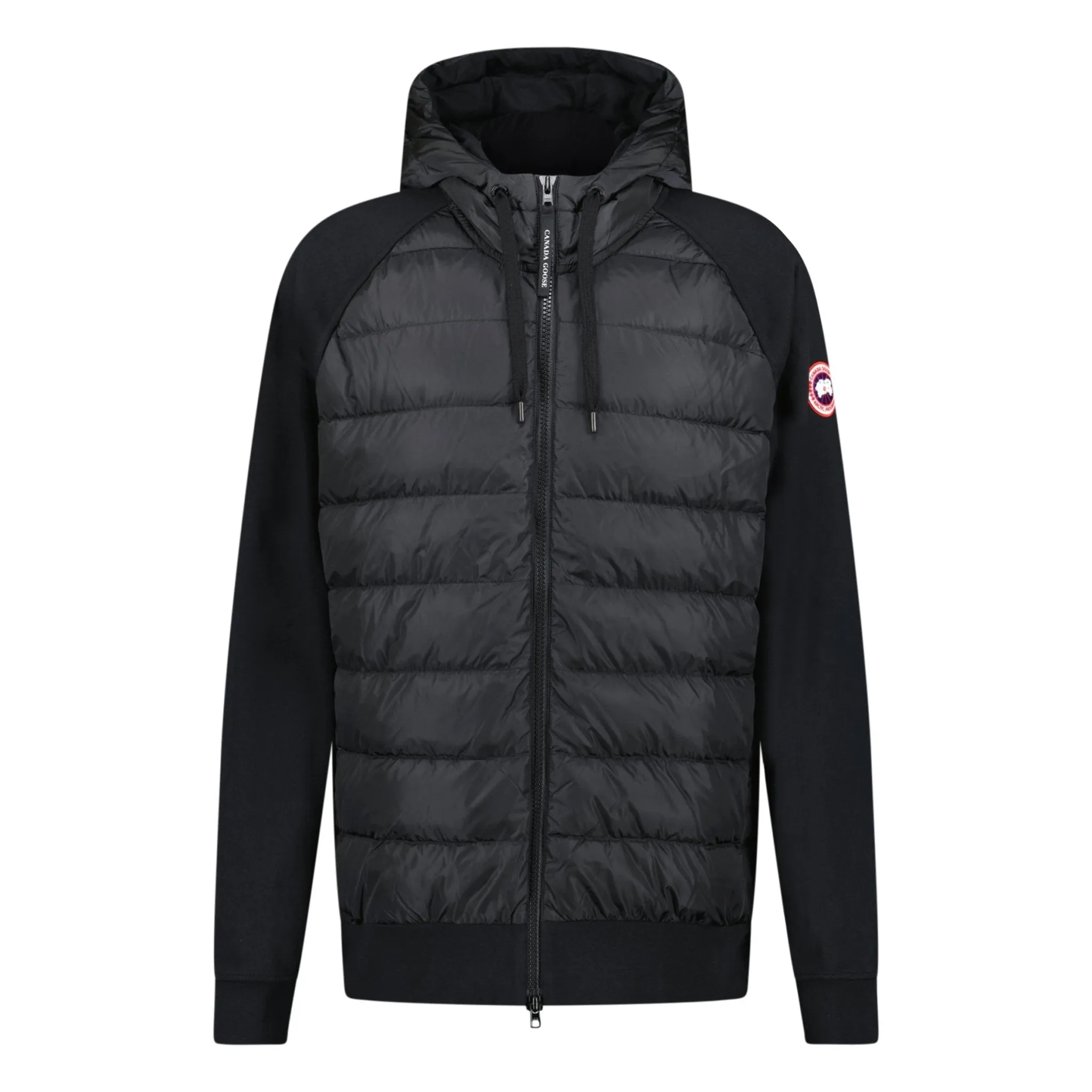 CANADA GOOSE HURON FULL ZIP HOODIE BLACK