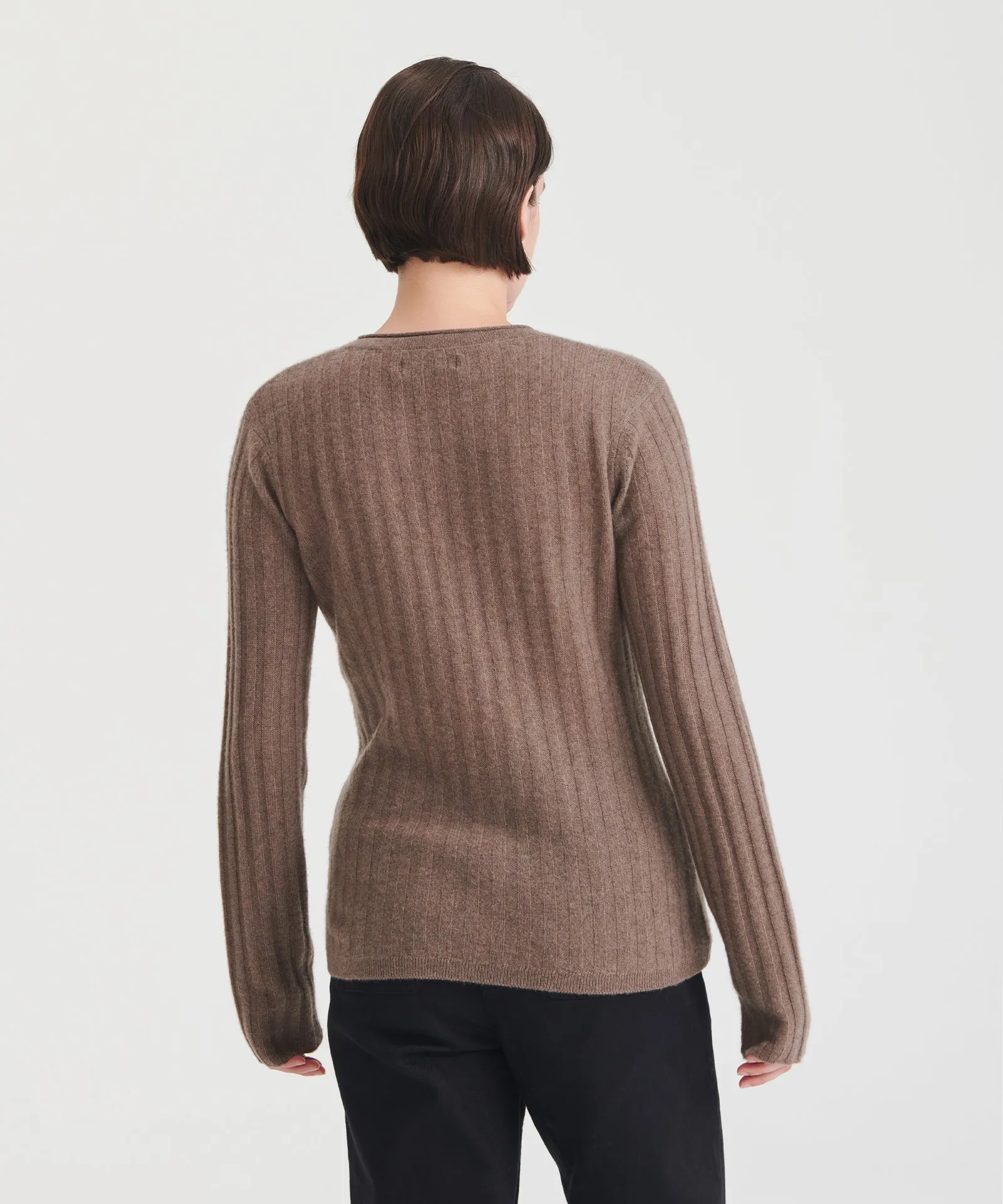 Cashmere Ribbed Sweater