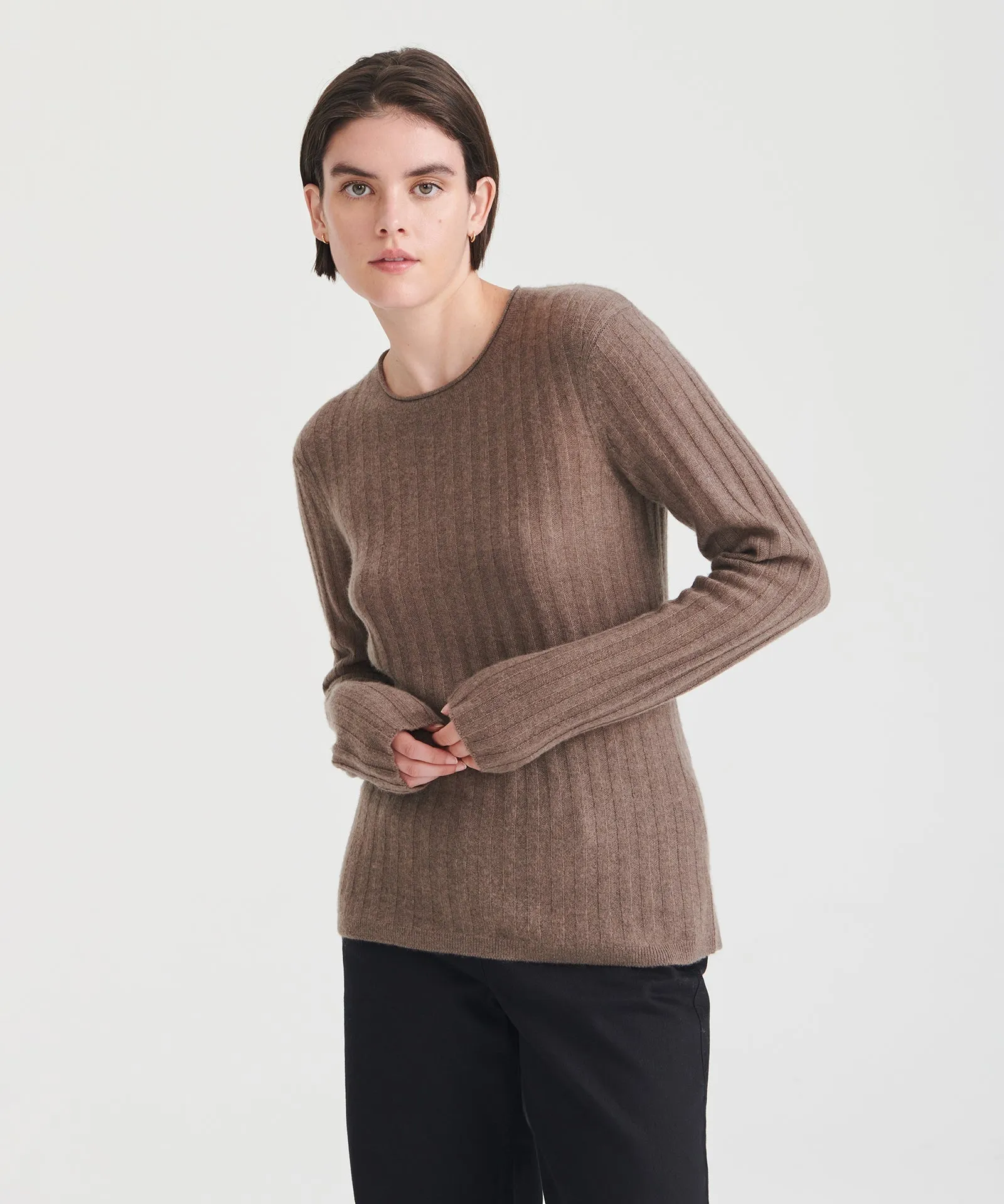 Cashmere Ribbed Sweater