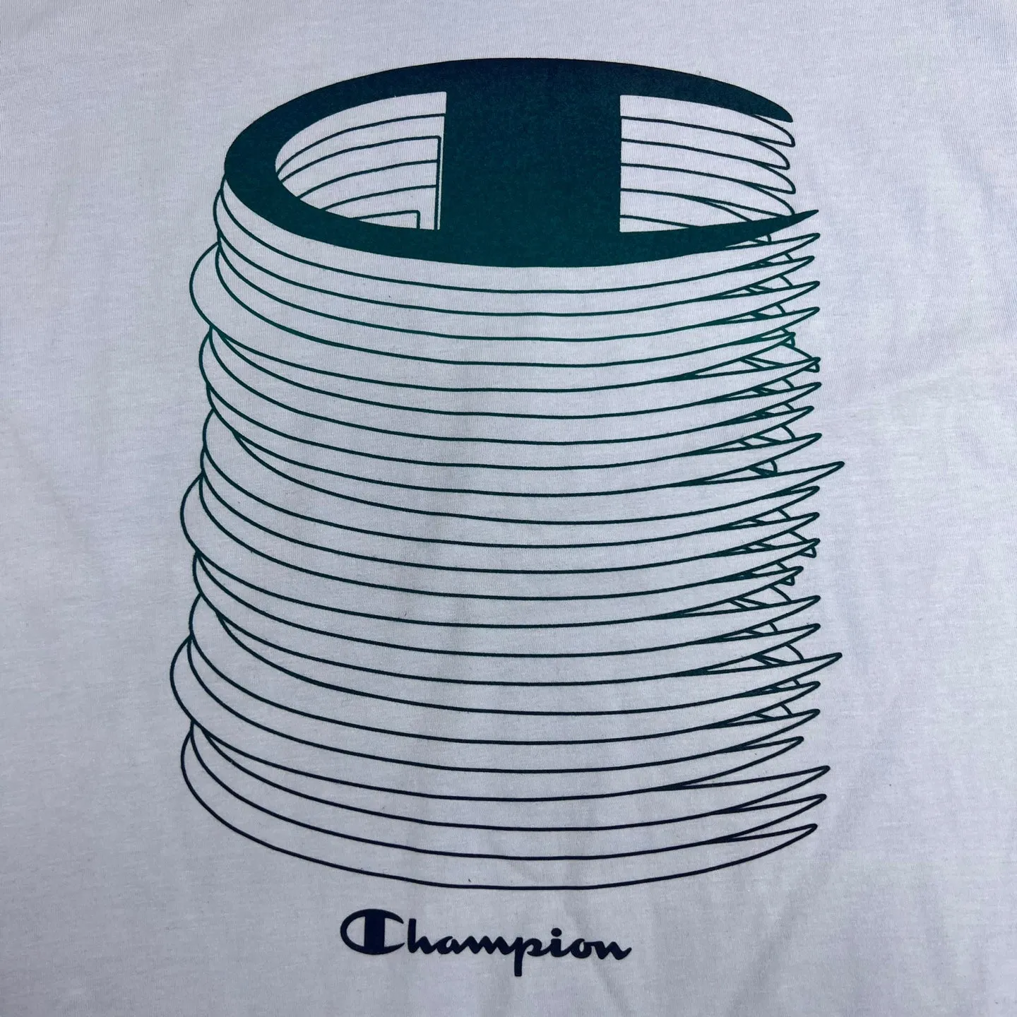 Champion Logo Stacked Graphic T-Shirt