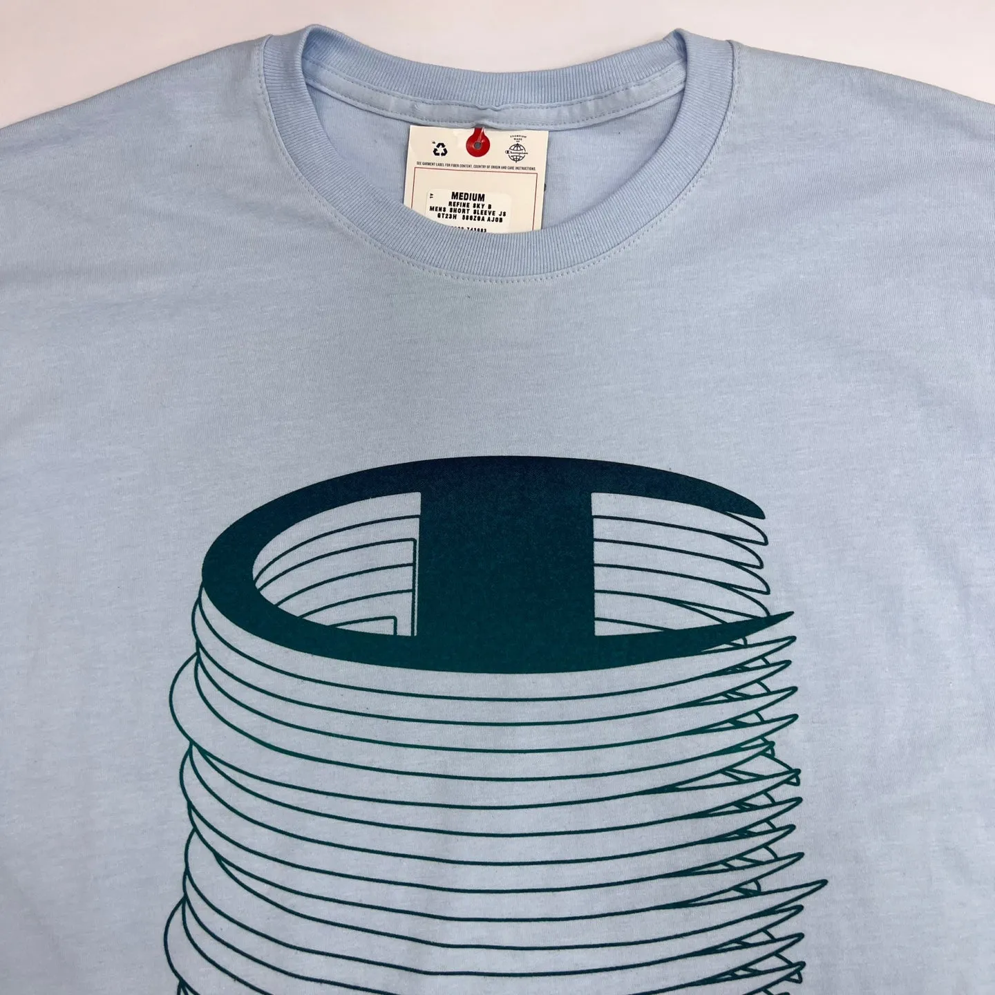 Champion Logo Stacked Graphic T-Shirt