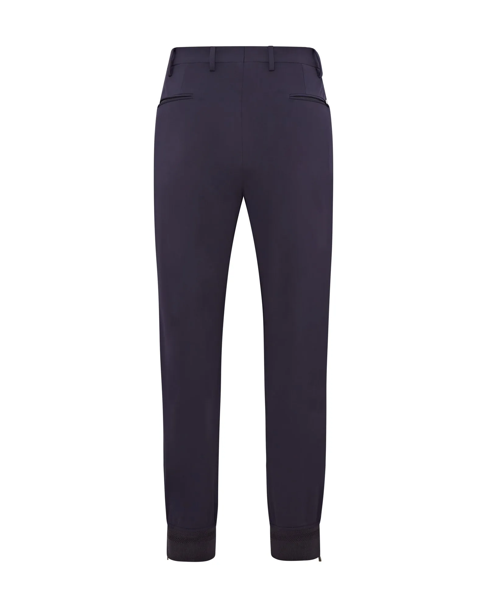 Corneliani Tech Stretch Pant With Elasticated Cuffs (Navy)