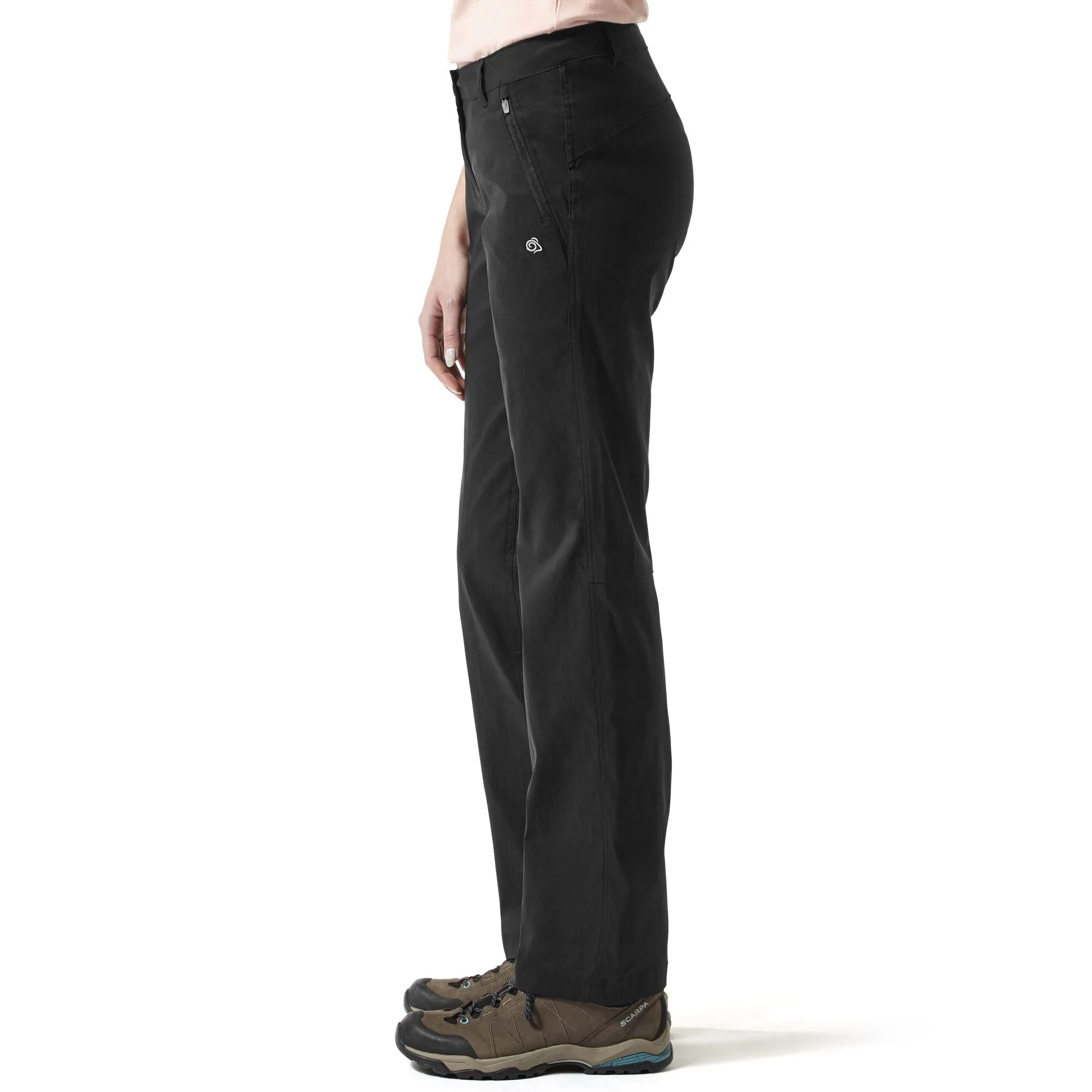 Craghoppers Ladies Kiwi Pro Stretch Trousers CWJ1280 -BLACK