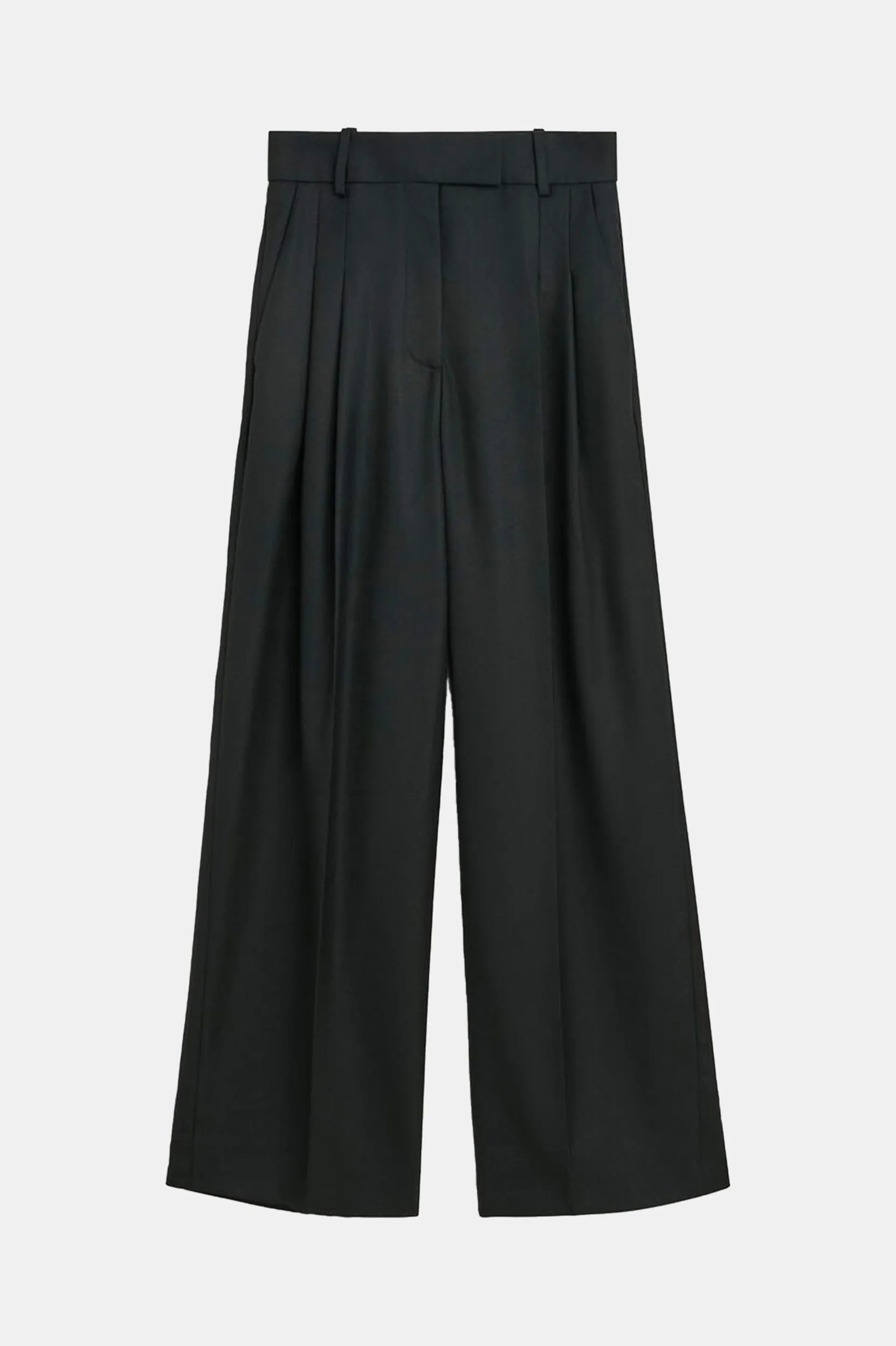 Cymbaria High-Waisted Trouser in Black