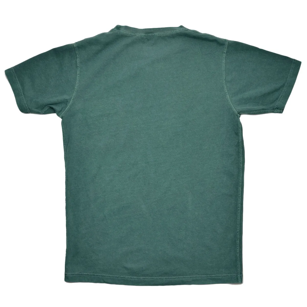 Dana Lee - Double-needle Tee - Phtalo Green Sunwash