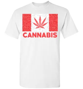 Dank Master Canadian Cannabis Flag T-Shirt