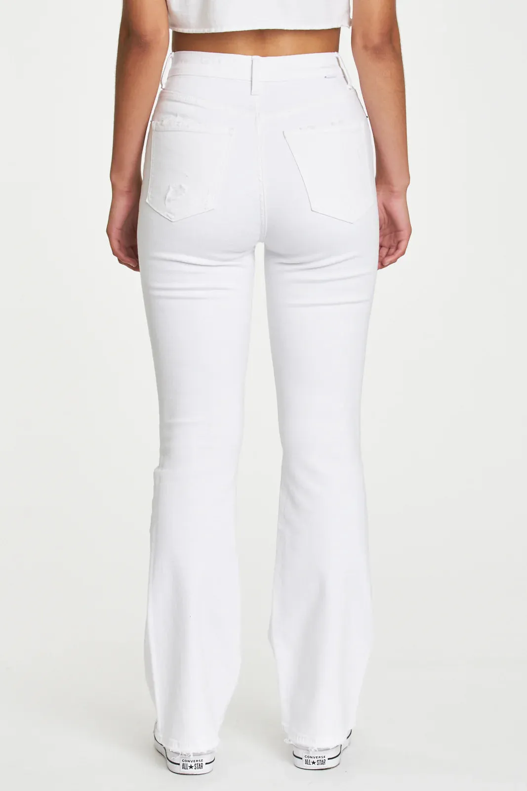 Daze Go Getter White Jean