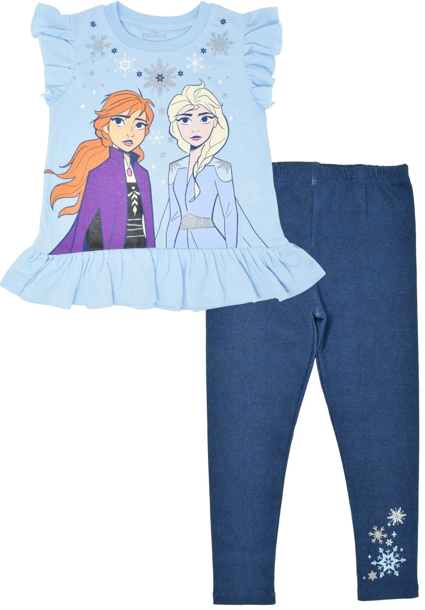 Disney Frozen T-Shirt and Leggings Outfit Set