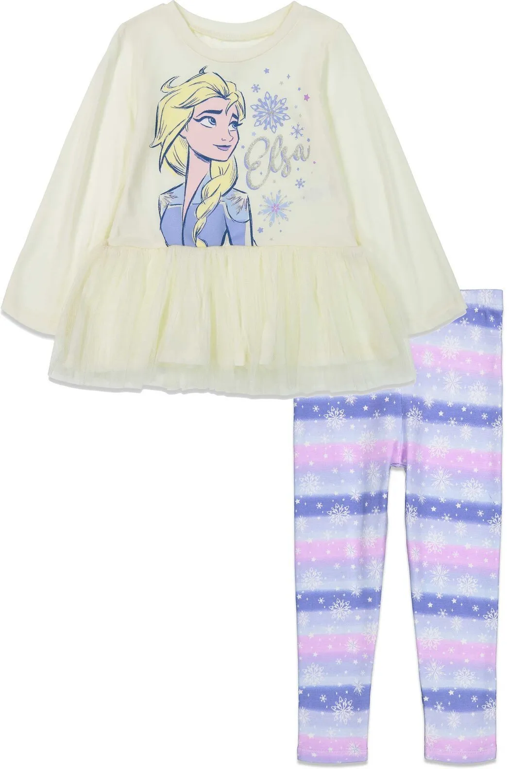 Disney Frozen T-Shirt and Leggings Outfit Set