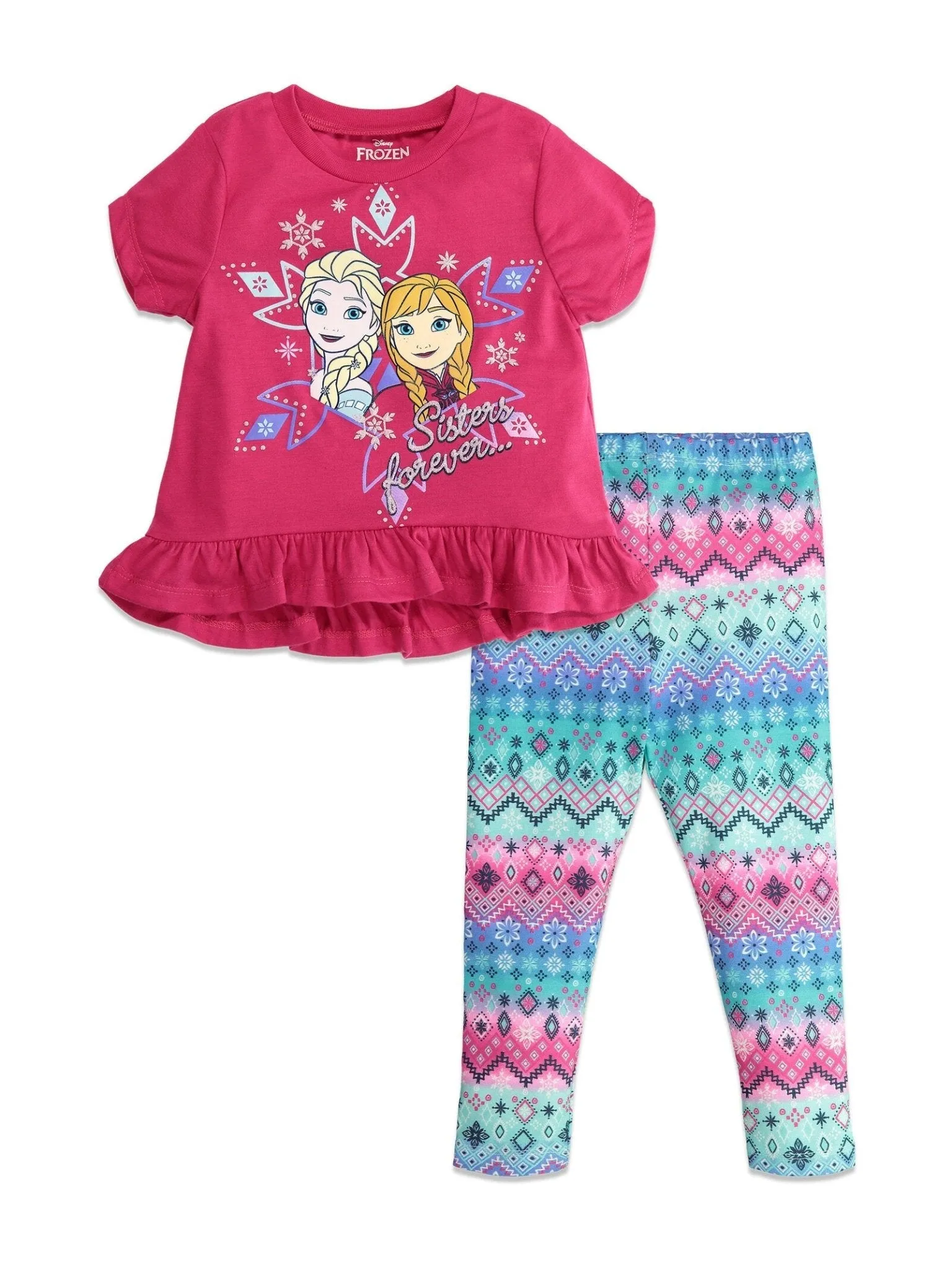 Disney Frozen T-Shirt and Leggings Outfit Set