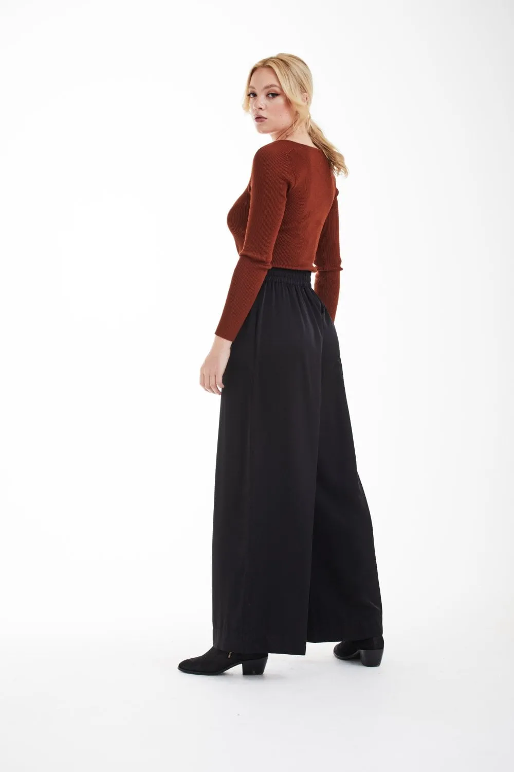 Double Second Lux Wide Leg Trousers