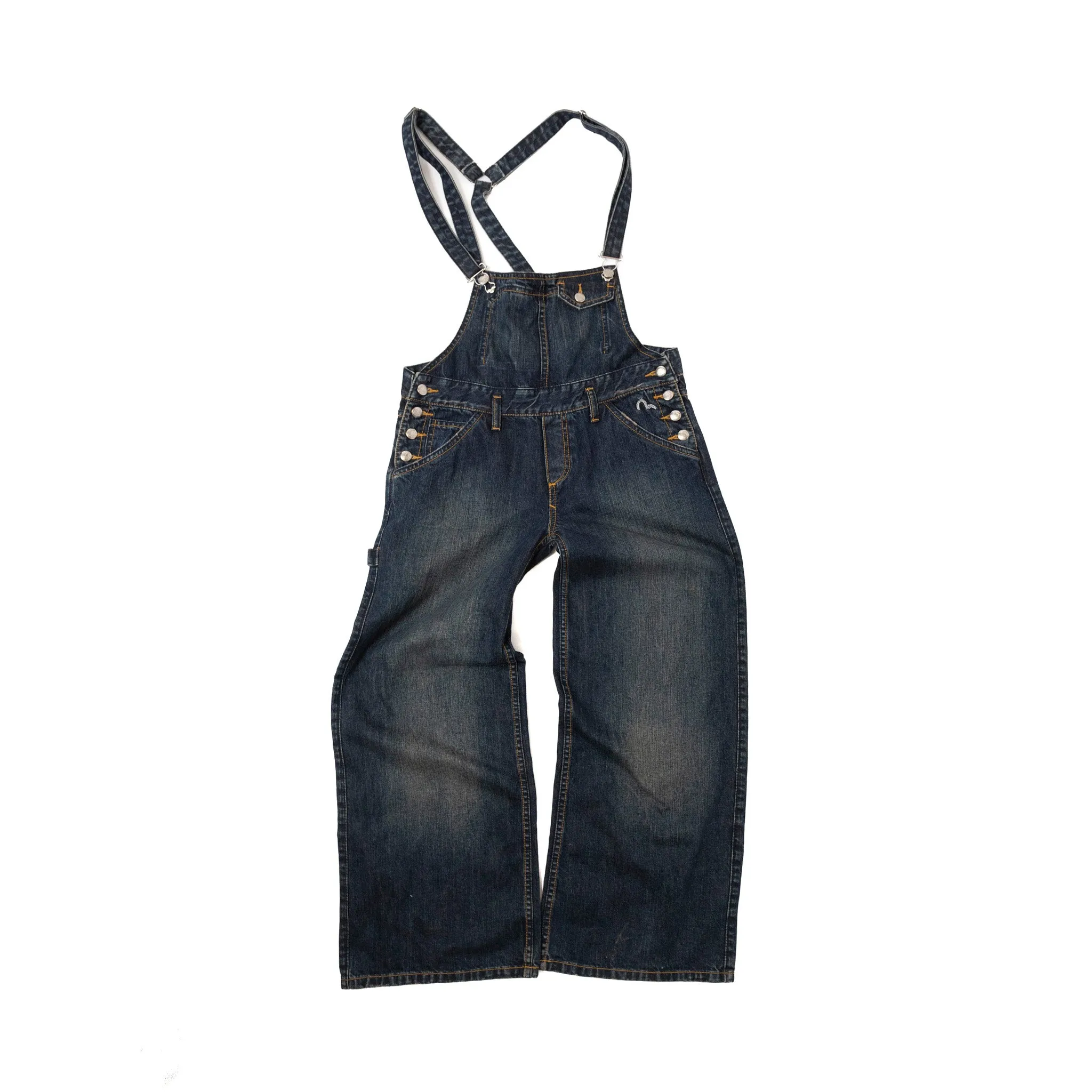 Evisu Dark Wash Dungarees