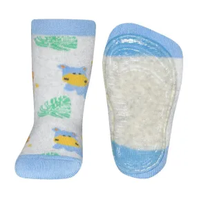 Ewers Zoo Animals Grey Anti Slip Socks 德國灰色樂園獅子嬰兒防滑襪(9-12m)