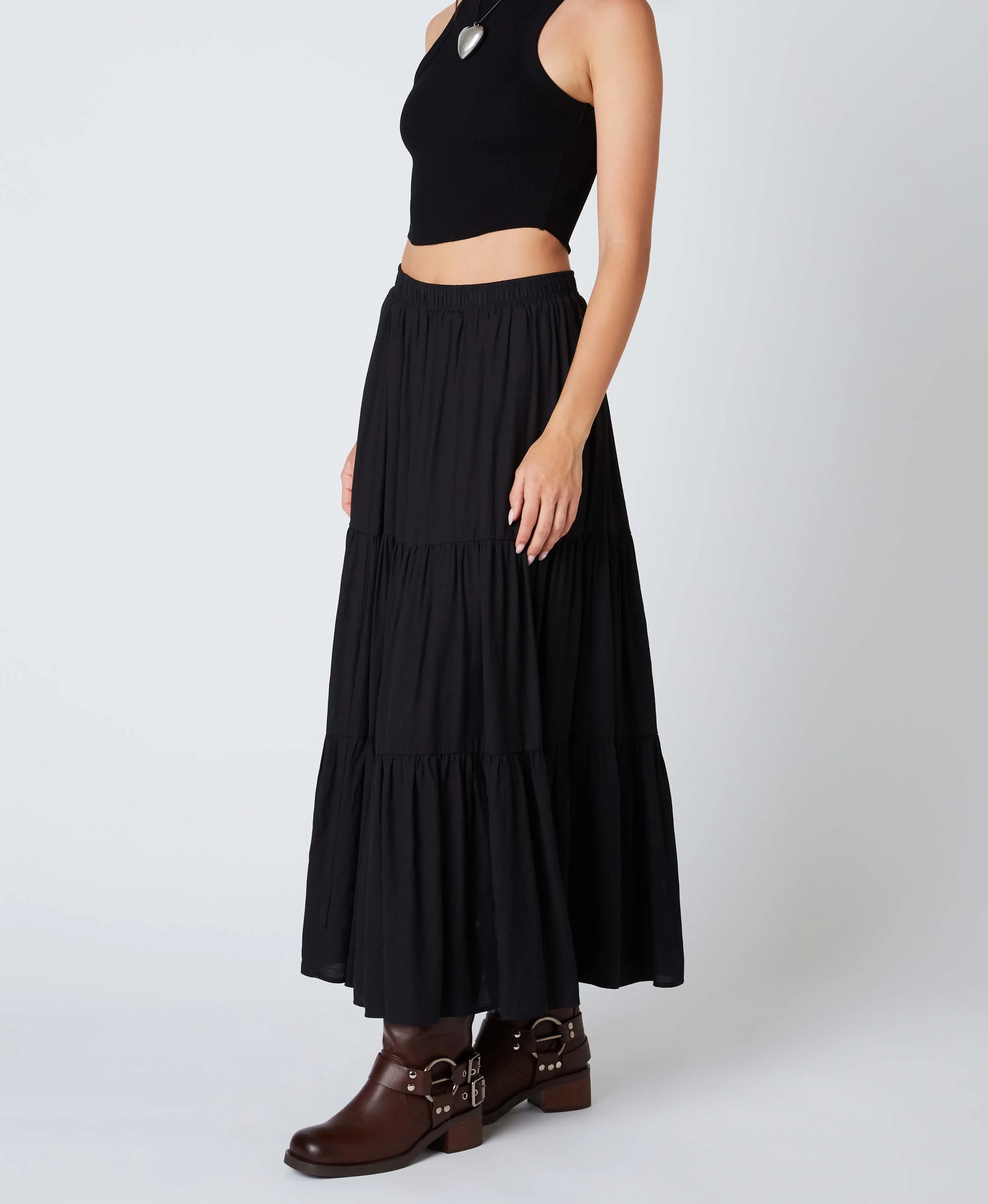 Felice Tiered Maxi Skirt