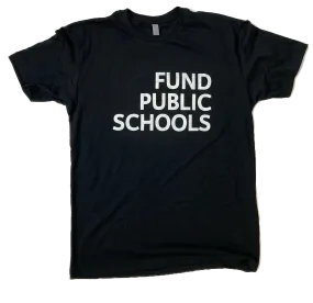 Fund Public Schools T-shirt - Black