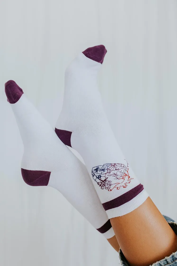 Garden Heart Socks