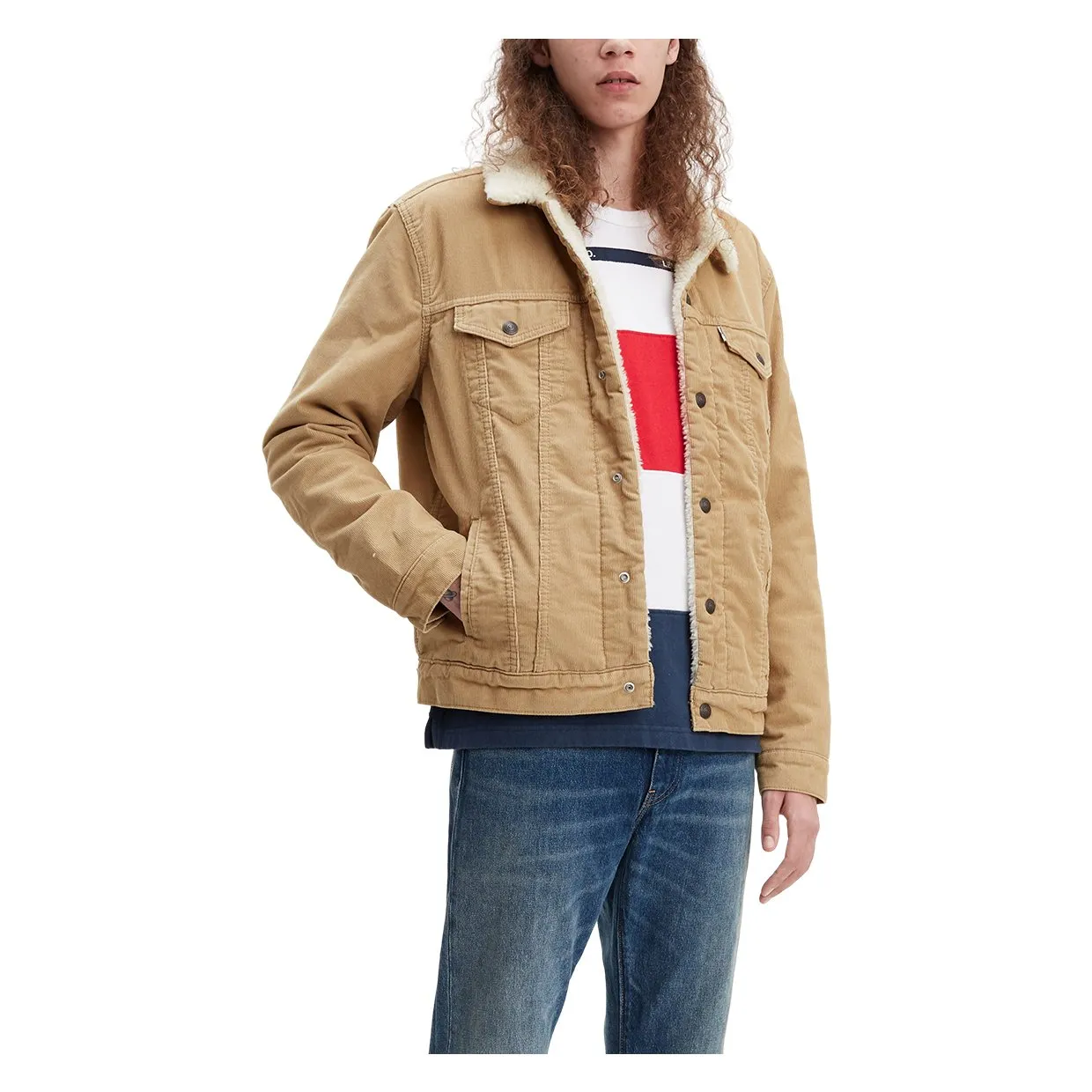 Giacca Levi's Trucker Type III Sherpa Beige