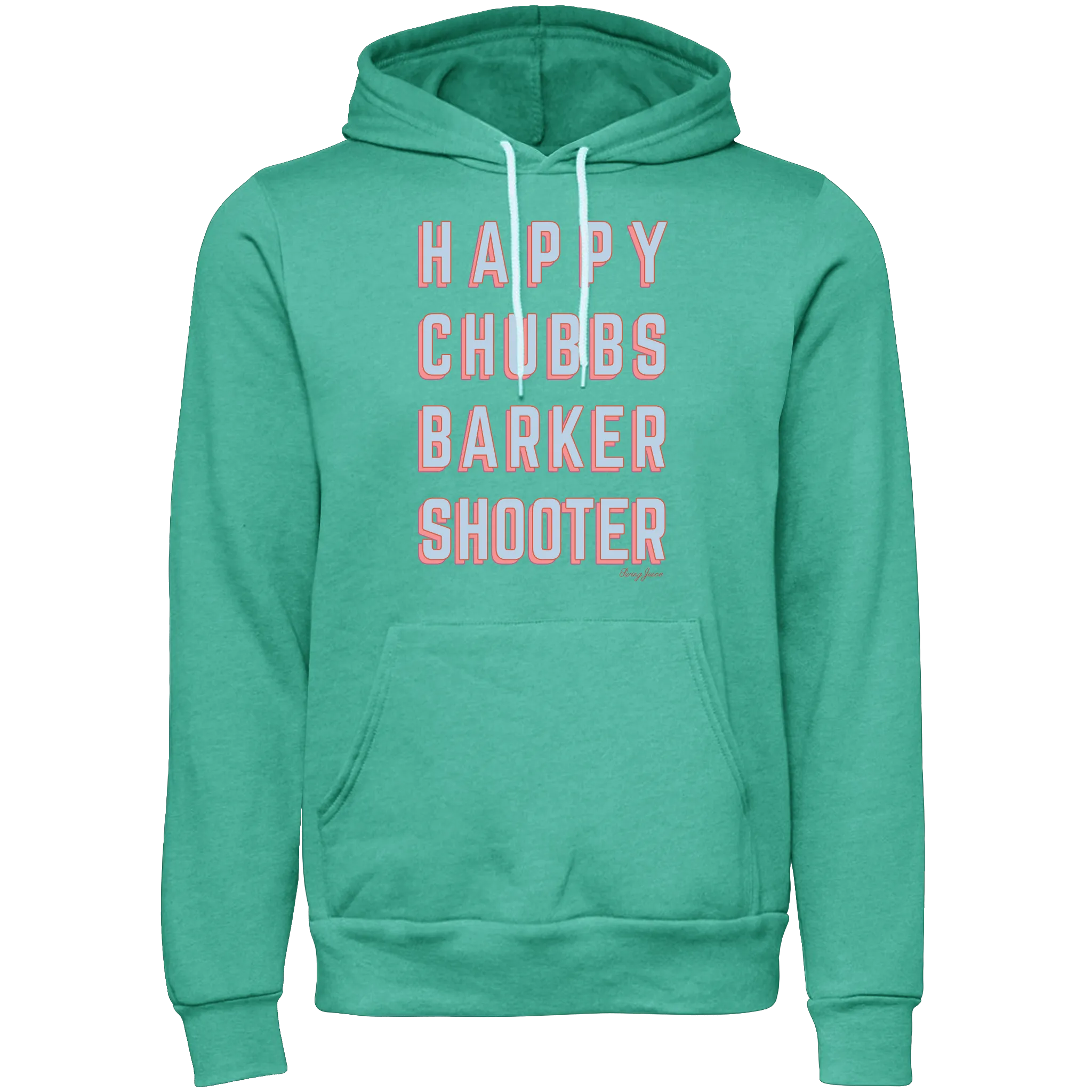 Golf Happy Chubbs Barker Shooter Unisex Hoodie