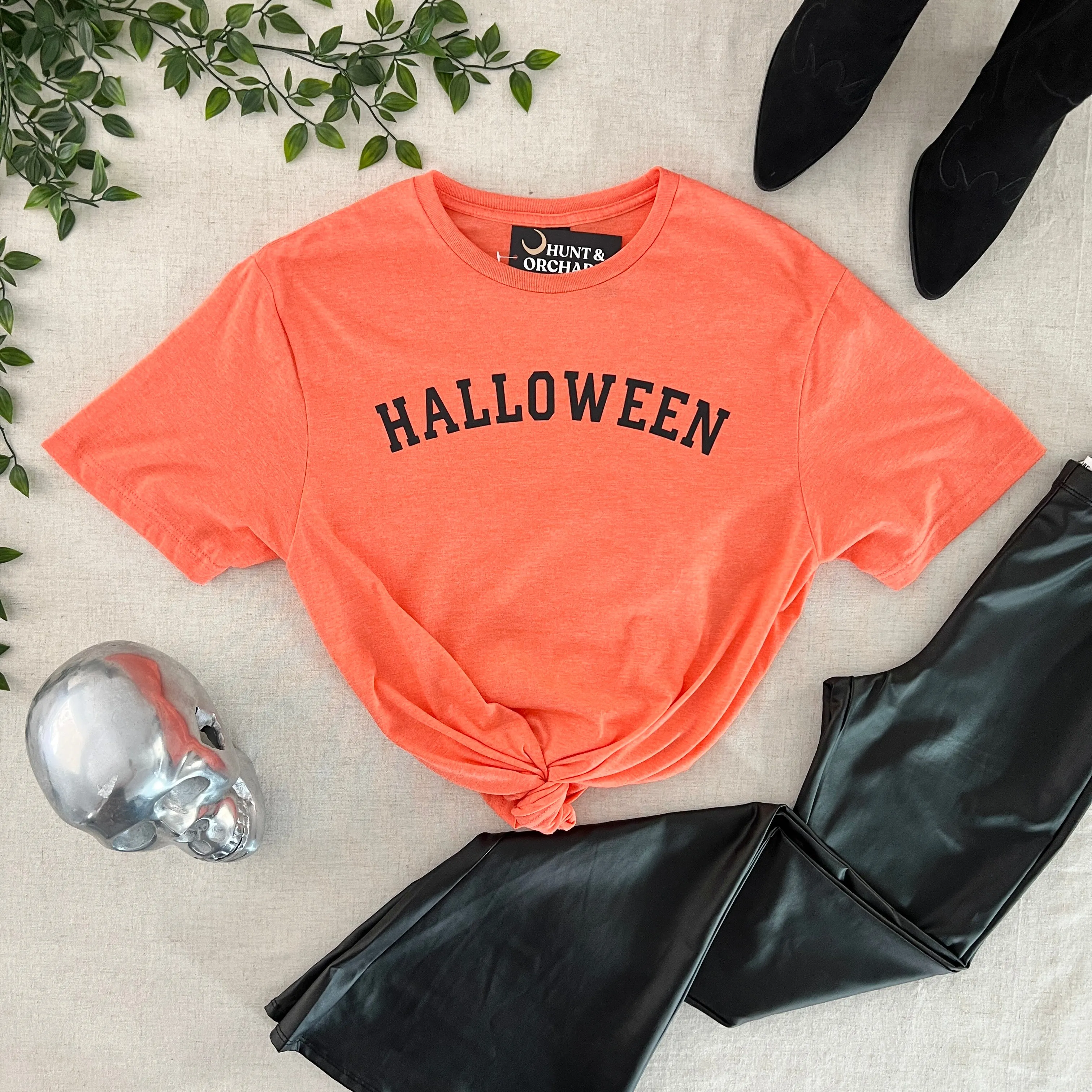 Halloween Tee - Heather Orange