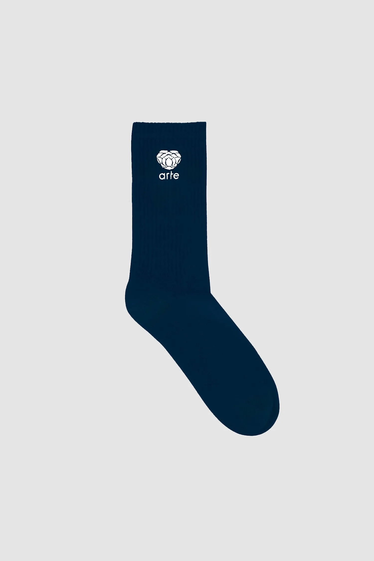 Heart Flower Logo Socks - Navy